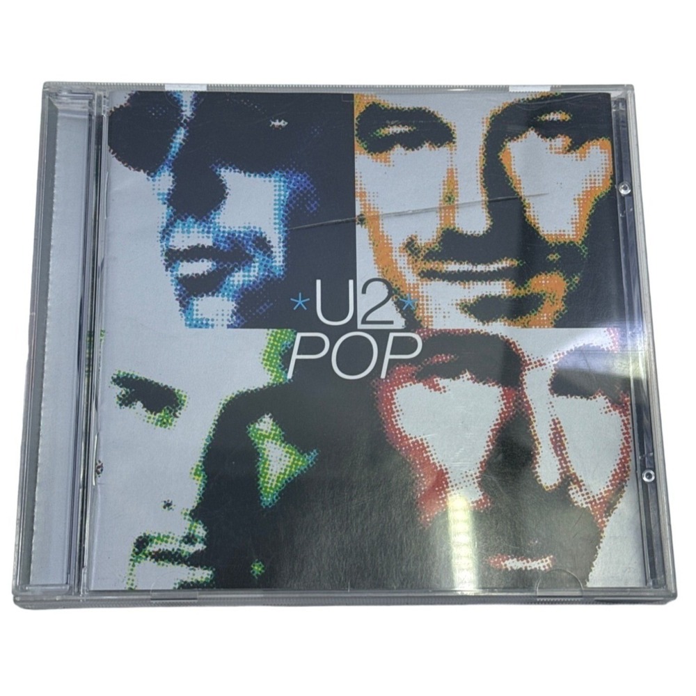 U2 Pop Music CD 1997 Island Records 314-524 334-2 Rock Discotheque Disc